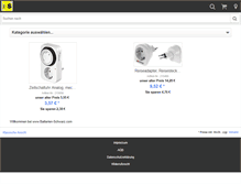 Tablet Screenshot of batterien-schwarz.com